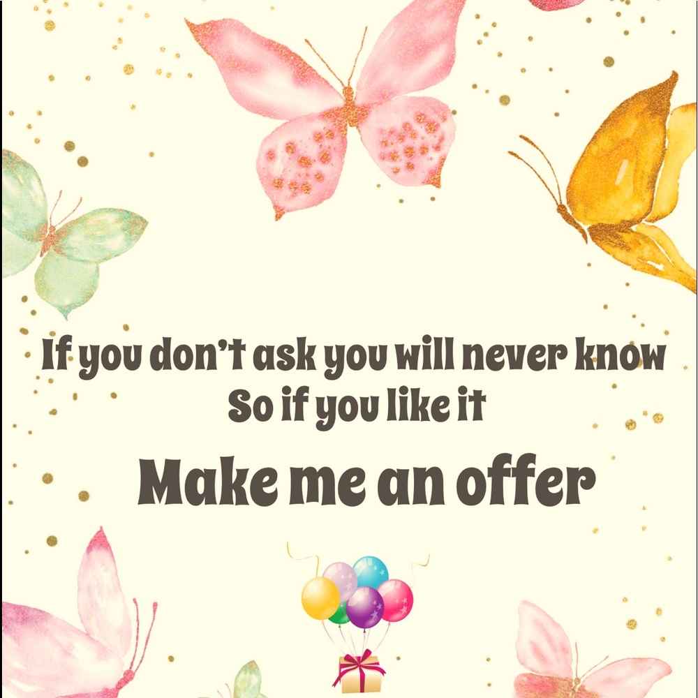 Give me your best offer!